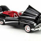 1949 Roadmaster Black with Red Interior 1/18 Diecast Model Car by Motormax 73116black