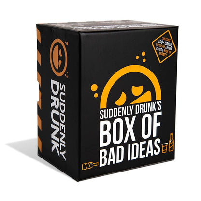 Suddenly Drunk: Box of Bad Ideas - Hilarious Party Game Expansion - 100 Wild New Cards to Spice Up Any Drinking Game