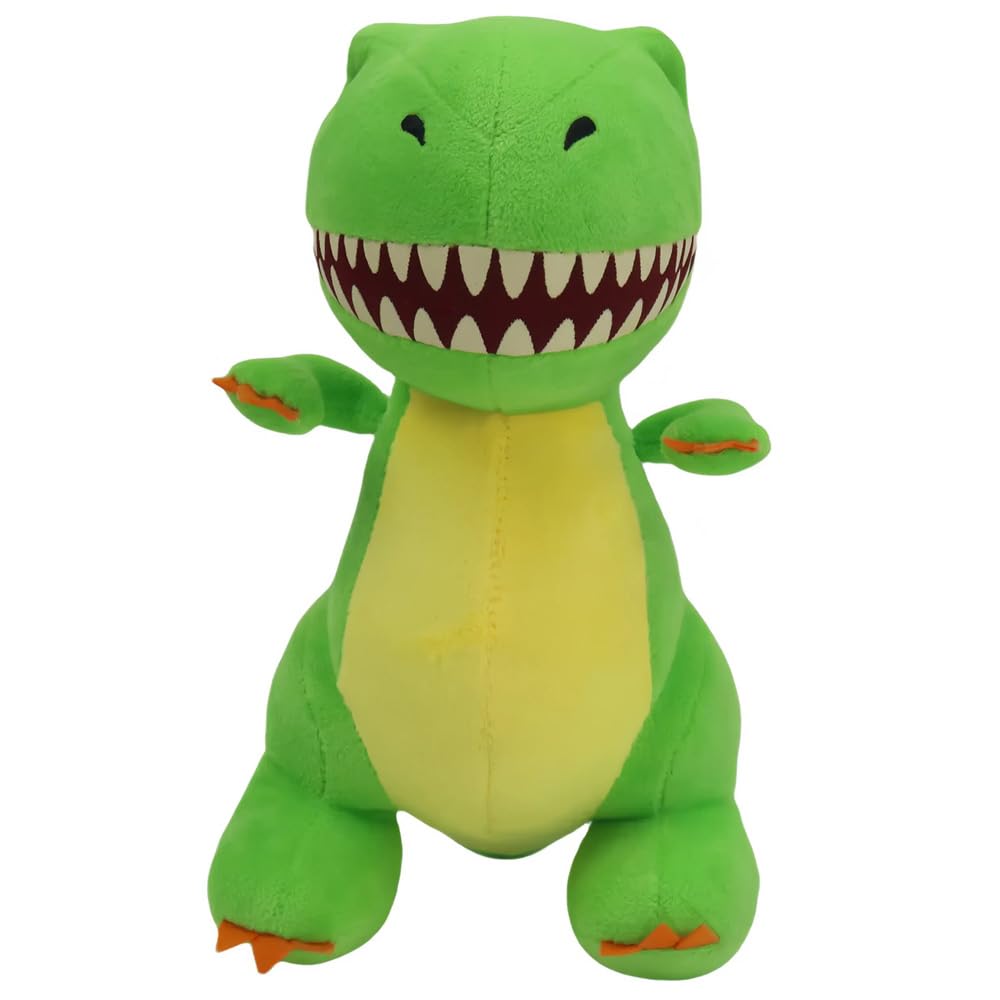 BEEPEACH 10inch Green T-Rex Dino Plush Toy Adorable Dinosaur Stuffed Animals Soft & Cuddly Tyrannosaurus Plushie Doll for Bedtime Companion