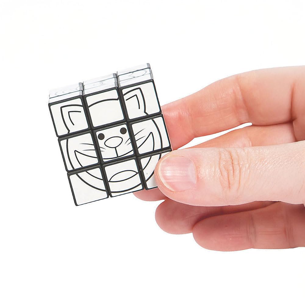 Color Your Own Mini Halloween Magic Cubes - Crafts for Kids and Fun Home Activities