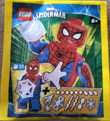 LEGO Superheroes: Spider-Man Minifigure with Web Accessories
