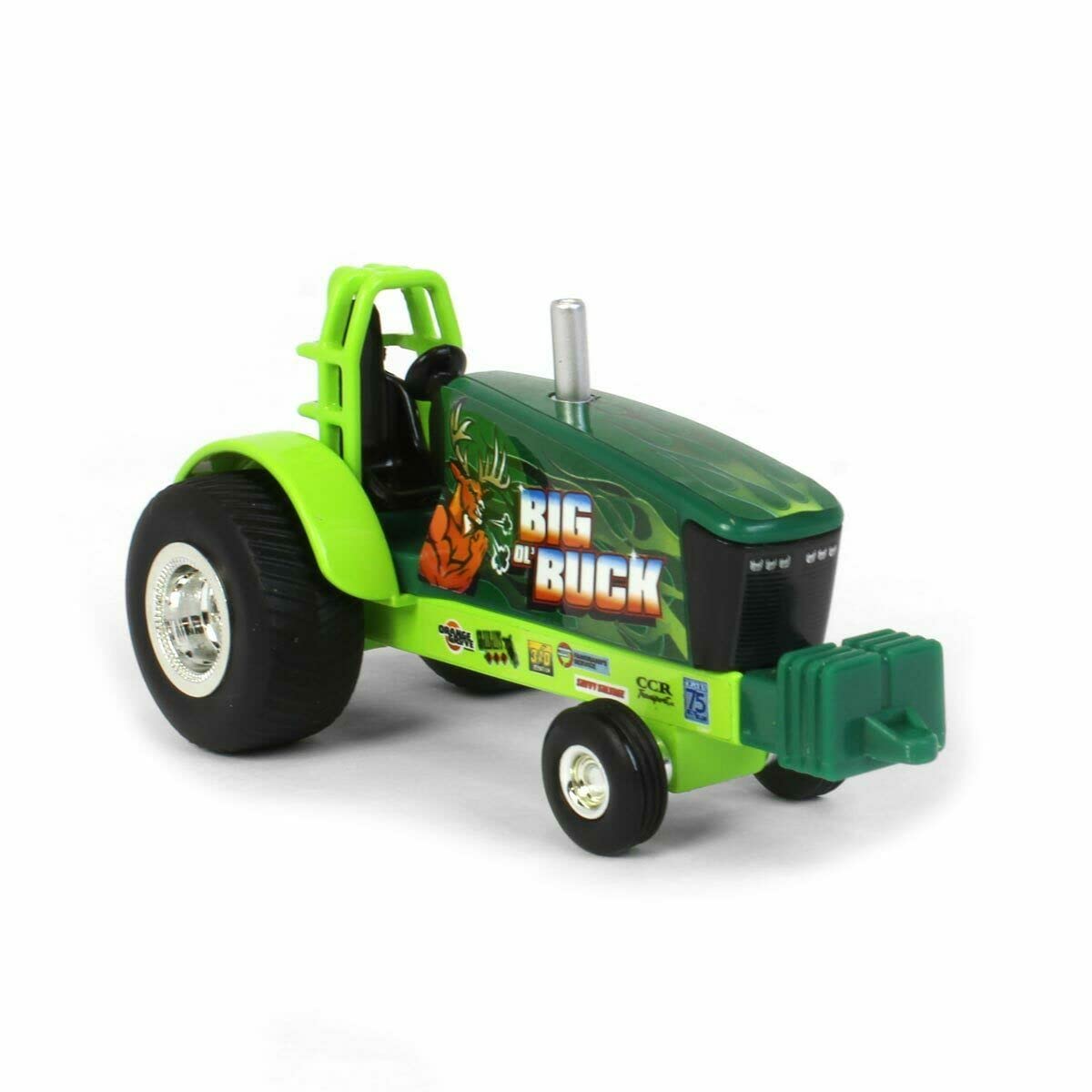 Replacement Parts 1/64 Big Buck Green and Yellow Die-Cast Pulling Tractor 47231 47231