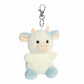 Aurora® Adorable Palm Pals™ Skyla Blueberry Cow™ Clip-On - Fun Collectible Plush for Kids and Adult Collectors - Perfect for Decorating Rooms