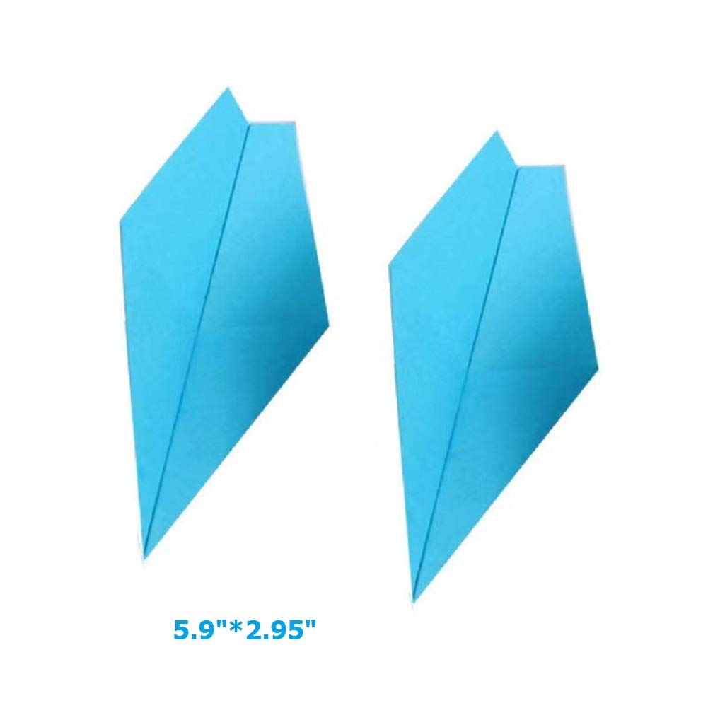 100Pcs Premade Rainbow Origami Paper Airplane Folded Origami Planes for Kids Party Supplies Plane Theme Birthday Baby Shower Party Table Centerpiece