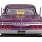 1964 SS Lowrider Candy Purple with Graphics and White Interior Lowriders Series 1/26 Diecast Model Car 32547-PUR