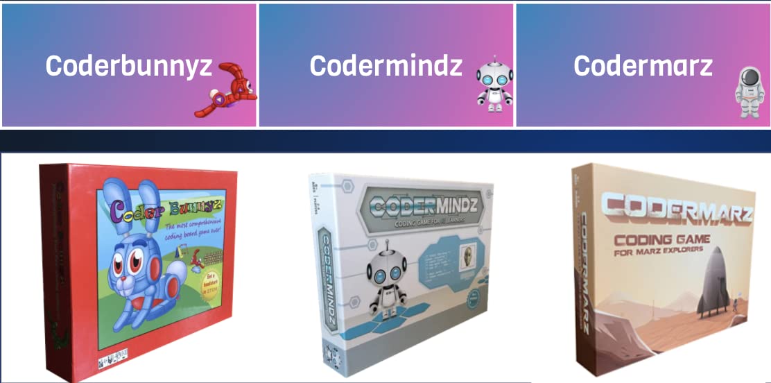 Coder Bunnyz - The Most Comprehensive STEM Coding Board Game Ever! Learn All the Concepts You Ever Need in Computer Programming in a Fun Adventure