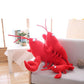 XIZHI Lobster Plush Stuffed Animal Toy Lobster Pillow Suitable for Christmas and Birthday with Huggable Gifts (Red-Small)