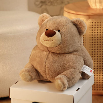 Arkdorz Cute Sitting Bear Stuffed Animals Plush Dolls,Soft Teddy Bear Plush Toy Bedtime Friend Gifts for Boys Kids Babies Girls
