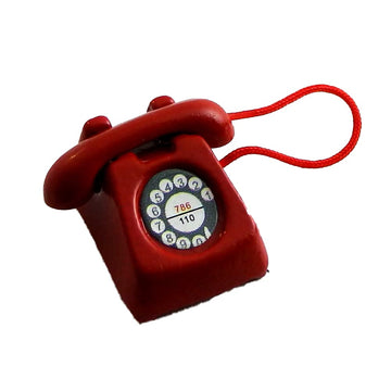 Dollhouse Miniature 1:12 Scale RED Telephone #G8008