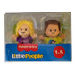 Fisher-Price Little People Toddler Soccer Sports Friends 2 Pack Boy Girl Figure Set