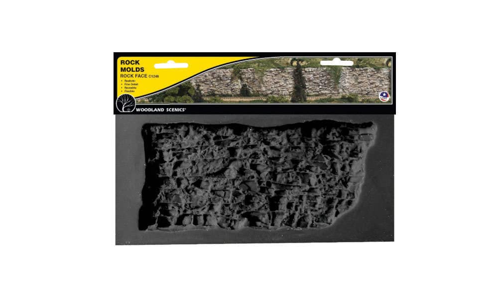 Woodland Scenics WC1248 Universal Rubber Mould Rock Wall (L x W) 266 mm x 127 mm