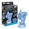 BePuzzled Original 3D Crystal Jigsaw Puzzle - Genie Disney Aladdin Brain Teaser, Fun Decoration for Kids Age 12 and Up, 35 Pieces (Level 1), Blue