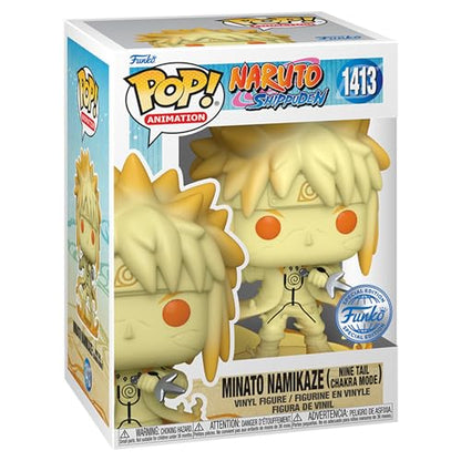 Funko Pop! Anime: Naruto Shippuden - Minato Namikaze (Nine Tail Chakra Mode) Special Edition Multicolor Exclusive #1413