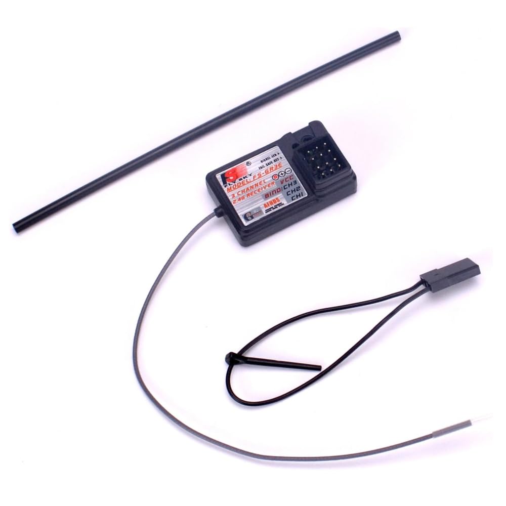 Flysky FS-GT2B 2.4GHz 3 Channel RC Transmitter with FS-GR3E Receiver for RC Car Boat