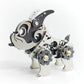 Mokrdomain Bulldog 3D Metal Puzzle, Black, 48 Pieces
