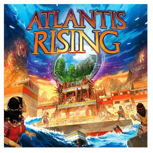 Atlantis Rising (2nd Edition) Standard Edition - Cooperative Worker Placement Board Game for 1-7 Players, 60-120 Minutes Gameplay, Strategy Game