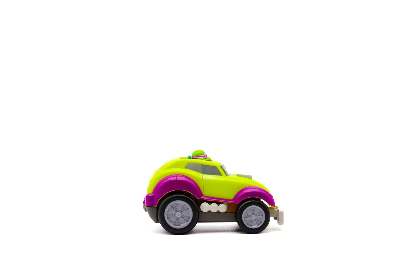 Teenage Mutant Ninja Turtles Toy, Donatello Shell Smashers, Light-Up Rev-Up Crash Vehicle with Smash & Reveal Action, Classic Edition, for Kids Ages