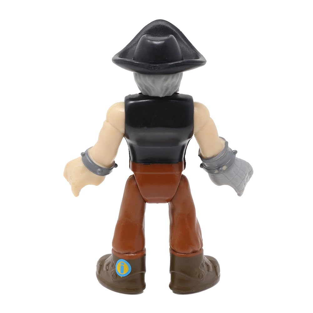 Imaginext Replacement Part for Fisher-Price Pirate-Ship Playset DRY15 and Billy Bones' Boat DHH65 - Replacement Pirate Billy Bones Poseable Figure