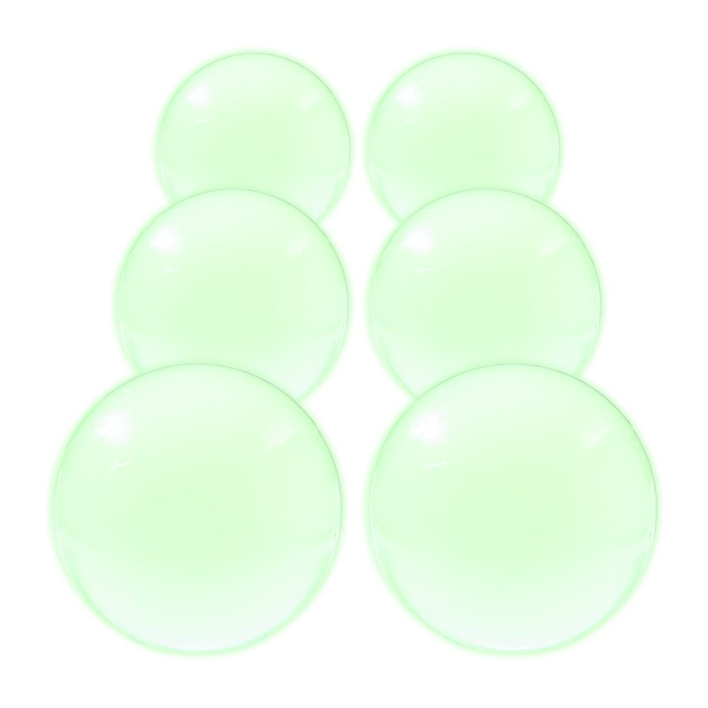 MBGBrybelly Brybelly Foosball Balls - Glow in The Dark Black Light Reactive - for Standard Foosballs Tables & Classic Tabletop Soccer Game Balls - 6