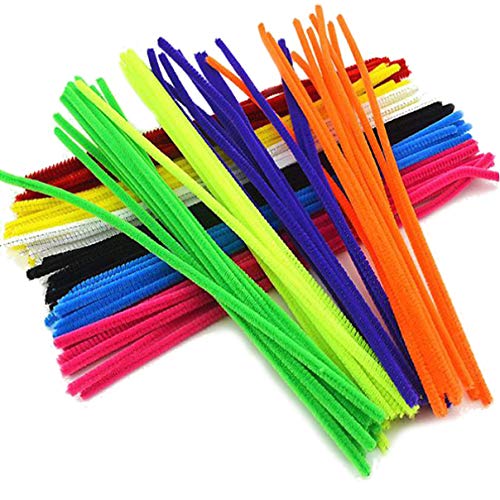 Garneck 150pcs Jumbo Chenille Stems Classroom Cleaners for DIY Craft Projects/Wedding/Party/Holiday Decoration