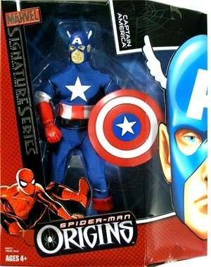 Spider-Man Origins: Marvel Signature Series > Captain America Large Doll