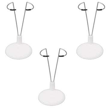 KYLELOVE 3 Pcs Adjustable Doll Stands,Suitable For Home Office Decoration Toy Display Support Accessories with 4-8 Inch Dolls