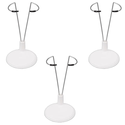 KYLELOVE 3 Pcs Adjustable Doll Stands,Suitable For Home Office Decoration Toy Display Support Accessories with 4-8 Inch Dolls