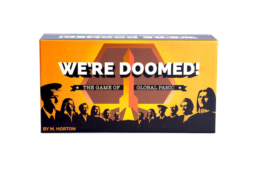 We're Doomed! - Apocalypse Survival Board Game - Cooperative Strategy for 4-10 Players - 15-Minute Race to Escape - Ideal for Competitive Game Nights