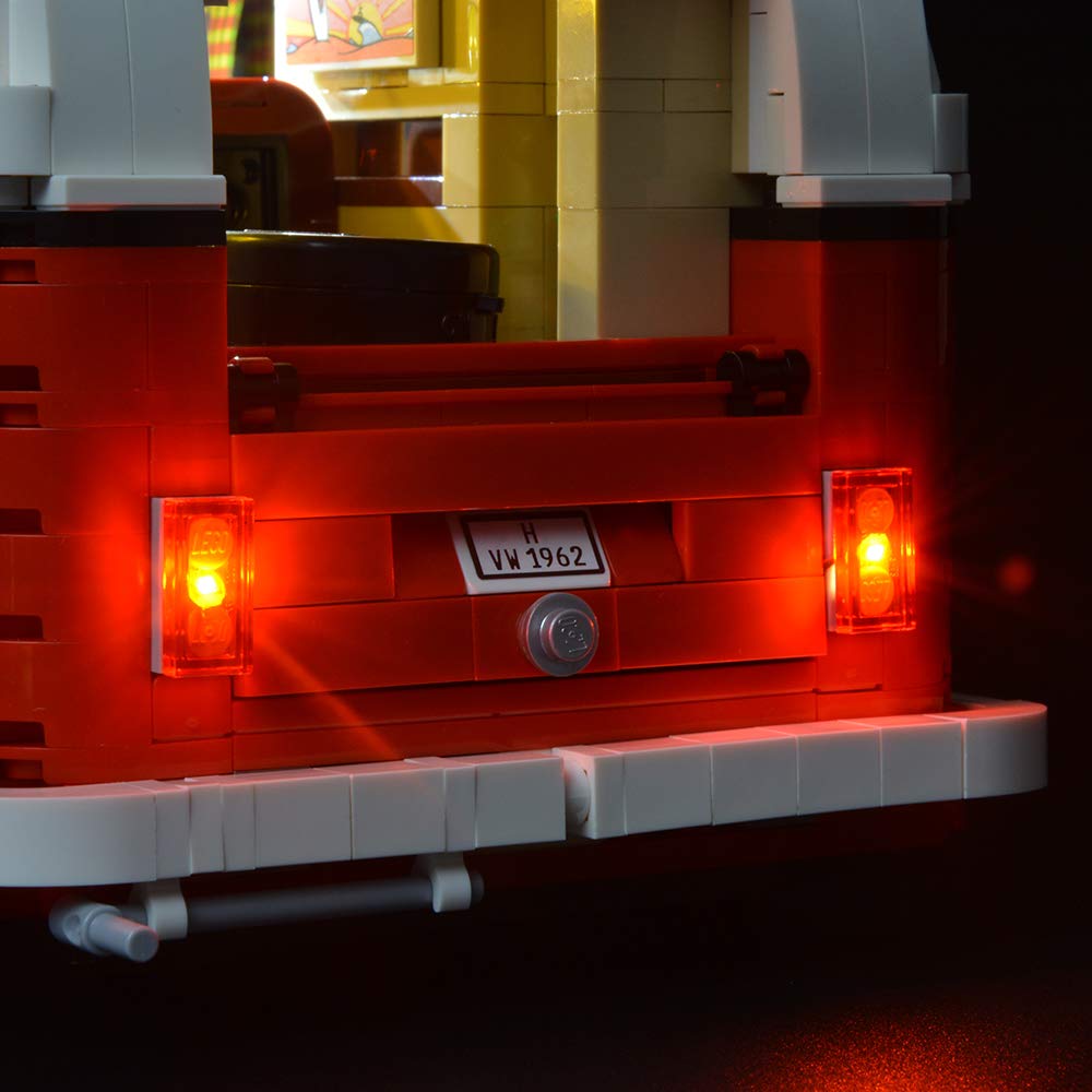 BRIKSMAX 2.0 LED Light Kit Compatible with LEGO Icons Volkswagen T1 Camper Van 10220 Building Set, for Builders and Collectors, Hidden Wire Design