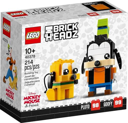 LEGO Disney Brick Headz Pluto Goofy Set 40378, 10+ years