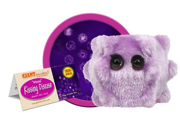 GIANT MICROBES Kissing Disease Plush - Learn About Mono and How it Spreads, Educational Get Well Gift for Students, Doctors, Nurses, Scientists