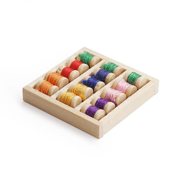 Odoria 1/12 Miniature Spool of Thread Kit Dollhouse Decoration Accessories