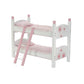 Emily Rose 18 Inch Doll Stackable Beds - Bunk Bed with Floral Bedding Sets