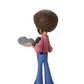 NECA Bob Ross - 6” Scale Action Figure - Toony Classics Bob Ross with Peapod