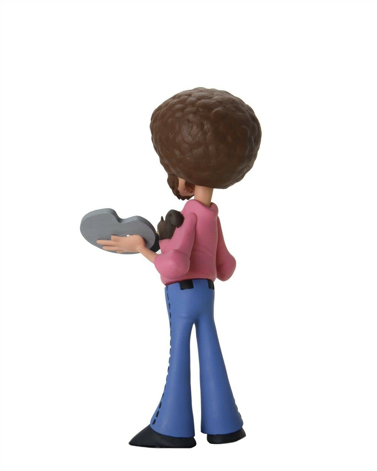 NECA Bob Ross - 6” Scale Action Figure - Toony Classics Bob Ross with Peapod