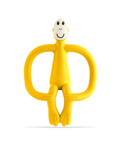 Matchstick Monkey Original Teether & Gel Applicator - Silicone Baby Teether, Easy-to-Grip, BPA-Free, Supports Self-Soothing & Early Brushing, 3
