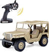 FMTStore US M151 Jeep RC Off-Road, 1:14 Scale 4WD Electric Remote Control Truck All Terrain Monster Climbing Car
