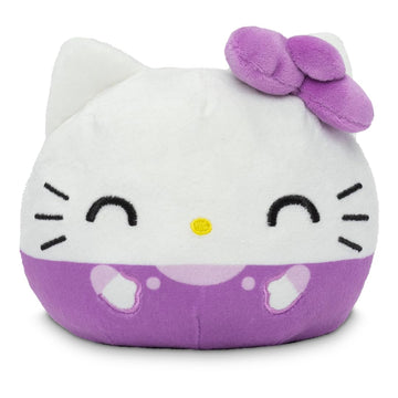 TeeTurtle Reversible Sanrio Hello Kitty 4-Inch Halloween Skull Two-Sided Flip Plush Toy with Embroidered Details - Cute Mini Collectible Plush