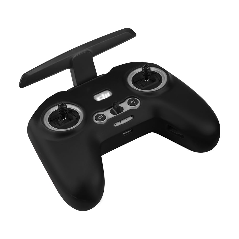 CAPART Silicone Protective Cover Skin Sleeve for DJI FPV Controller 2, Compatible with DJI FPV and DJI Avata Drone (Black)