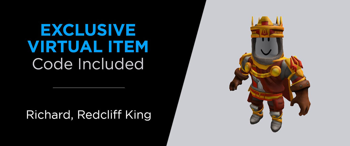 Roblox Action Collection - Champions of Roblox 15th Anniversary Gold Six Figure Pack [Includes Exclusive Virtual Item]