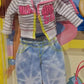 Barbie Fashionistas Day Looks Clothes - Bright Beach Outfits