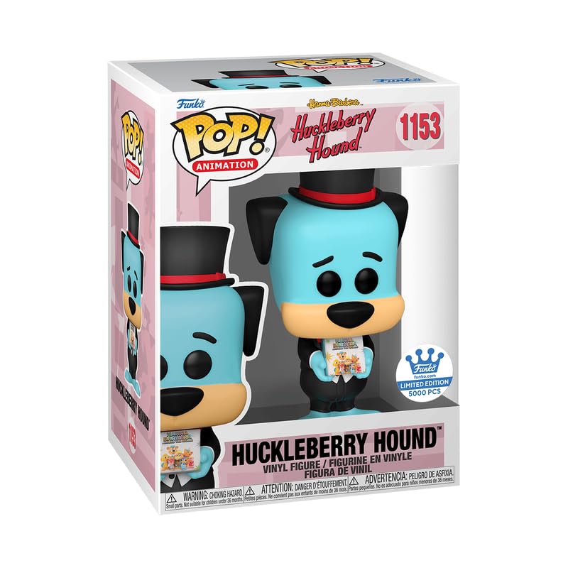 Pop! Animation: Hanna-Barbera Around The World Book and Huckleberry Hound Figure