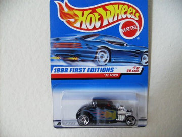 Hot Wheels '32 Ford #636 1998 First Editions #7 China Base with Saw Blades