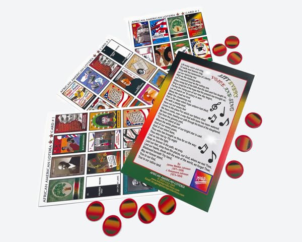 African American Lotería | Fun Bingo-Style Game for Everyone | Learn African American History & Culture | Perfect School Classroom Game for Black