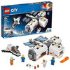 LEGO City Space Lunar Space Station 60227 Space Station Building Set with Toy Shuttle, Detachable Satellite and Astronaut Minifigures, Popular Space