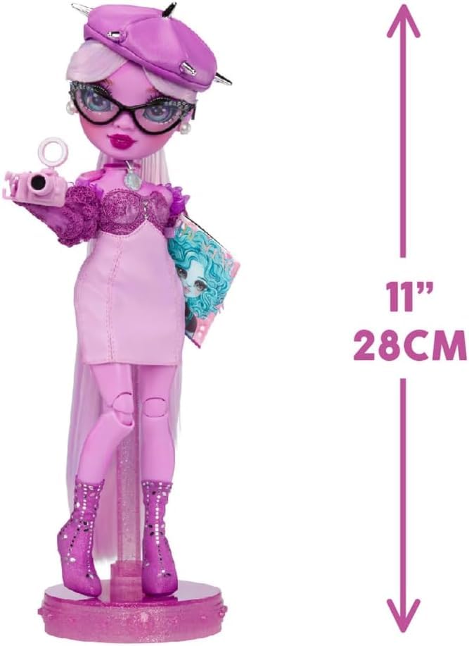 Rainbow High Shadow High Lavender - Purple Fashion Doll. Fashionable Outfit, Extra Long Hair, Glasses & 10+ Colorful Play Accessories. for Kids 4-12