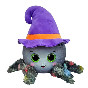 Ty Beanie Boo Weaver the Spider with a Hat for Halloween 2025-6"
