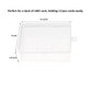Cwdew Plastic UNO Card Case Box Holder, High Capacity Playing Card Case, Clear Playing Card Box Storage Card Deck Case (NO Cards) (Set of 2)