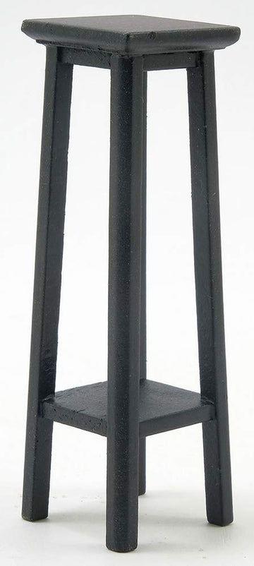Handley House Dollhouse Miniature Tall Fern Stand (Black)