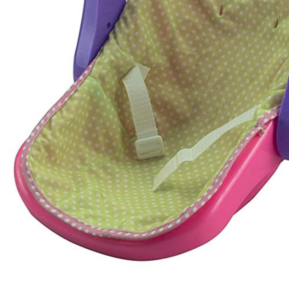 JC TOYS ADJUSTABLE CARRIER - Converts from Rocking Baby Carrier to Feeding Seat - Perfect for Children 2+ , Pink , 16 inches